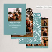 "nice enough" - Holiday Cards in Bluebird by Lindsay Megahed - Back of Card Options