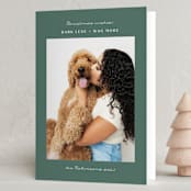 "Simple Wishes" - Holiday Cards in Pine by Kate Ross - Folded Card