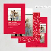 "Happy Howlidays" - Holiday Cards in Cherry by Annie Clark - Back of Card Options