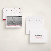 "Dashing Holiday" - Holiday Cards in Candy Cane by Louise Kay - Assembled