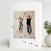 "Toboggan" - Holiday Cards in Sprinkles by Jackie Crawford - Folded Card