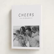 "Aera" - Holiday Cards in Charcoal by Lucrecia Caporale - Folded Card