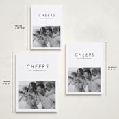 "Aera" - Holiday Cards in Charcoal by Lucrecia Caporale - Formats Available