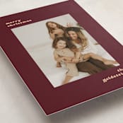 "Modern minimalism" - Holiday Cards in Mulled Wine by Creo Study - Detail