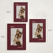 "Modern minimalism" - Holiday Cards in Mulled Wine by Creo Study - Formats Available