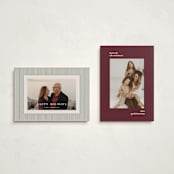 "Modern minimalism" - Holiday Cards in Mulled Wine by Creo Study - Photo Orientation Options