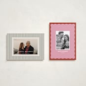 "Color Wave" - Holiday Cards in Raspberry by Helena Vitto - Photo Orientation Options