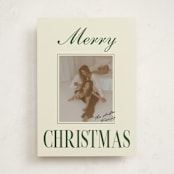 "A Classic Christmas" - Holiday Cards in Juniper by Helena Vitto - Front
