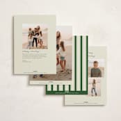 "A Classic Christmas" - Holiday Cards in Juniper by Helena Vitto - Back of Card Options