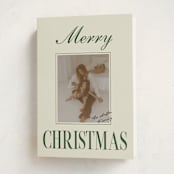 "A Classic Christmas" - Holiday Cards in Juniper by Helena Vitto - Folded Card