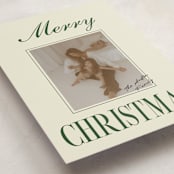"A Classic Christmas" - Holiday Cards in Juniper by Helena Vitto - Detail
