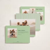 "Soft Ambience" - Holiday Cards in Sage by Alicia Schultz - Back of Card Options