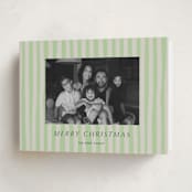 "Soft Ambience" - Holiday Cards in Sage by Alicia Schultz - Folded Card
