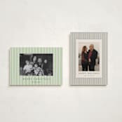 "Soft Ambience" - Holiday Cards in Sage by Alicia Schultz - Photo Orientation Options