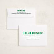"Letters" - Holiday Cards in Candy by Up Up Creative - FREE Recipient Addressing