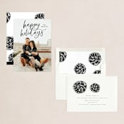 "letters on top" - Holiday Cards in Onyx by Phrosné Barwood - Assembled