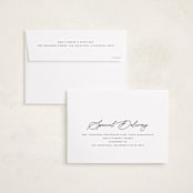 "Merry Monoline" - Holiday Cards in Snowfall by Melanie Kosuge - FREE Recipient Addressing