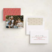 "Retro Holidays" - Holiday Cards in Snow by Robert and Stella - Assembled
