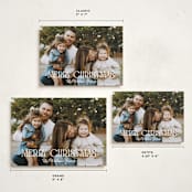 "Retro Holidays" - Holiday Cards in Snow by Robert and Stella - Formats Available