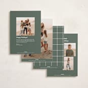 "Vintage Fun" - Holiday Cards in Snow by Jackie Crawford - Back of Card Options