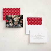 "Tipografia" - Holiday Cards in Sugar by Olivia Raufman - Assembled