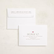 "Tipografia" - Holiday Cards in Sugar by Olivia Raufman - FREE Recipient Addressing