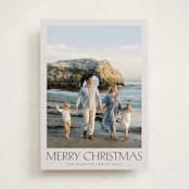 "Headliner" - Holiday Cards in Parchment by Nicole Walsh - Front
