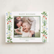 "Wintergarden" - Holiday Cards in Evergreen by Sarah Knight - Front