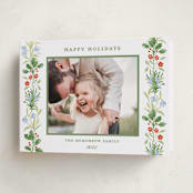 "Wintergarden" - Holiday Cards in Evergreen by Sarah Knight - Folded Card
