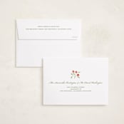 "Wintergarden" - Holiday Cards in Evergreen by Sarah Knight - FREE Recipient Addressing
