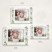 "Wintergarden" - Holiday Cards in Evergreen by Sarah Knight - Formats Available