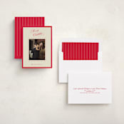 "Christmas Elegance" - Holiday Cards in Poinsettia by Jen Ramsey - Assembled
