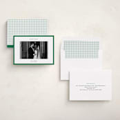 "Classic Border" - Holiday Cards in Pine by Wendy Chung - Assembled