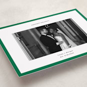 "Classic Border" - Holiday Cards in Pine by Wendy Chung - Detail