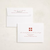 "Grandmas Dishes" - Holiday Cards in Santa Suit by Carrie ONeal - FREE Recipient Addressing