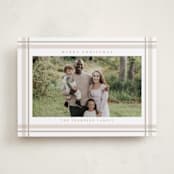 "Traditional Plaid" - Holiday Cards in Tan by Ashley Presutti Beasley - Front