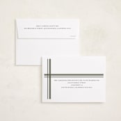 "Traditional Plaid" - Holiday Cards in Sage by Ashley Presutti Beasley - FREE Recipient Addressing