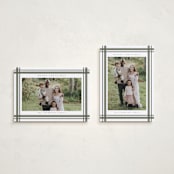 "Traditional Plaid" - Holiday Cards in Sage by Ashley Presutti Beasley - Photo Orientation Options