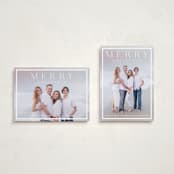 "Bridges" - Holiday Cards in Snow by Amy Kross - Photo Orientation Options