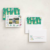 "Merry Luau" - Holiday Cards in Guava by Sarah Knight - Assembled