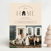 "Home Sweet Home" - Holiday Cards in Ink by Mansi Verma - Front