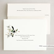 "Winter Anemones" - Holiday Cards in Dove by Kelly Ventura - FREE Recipient Addressing
