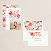 "bold christmas floral" - Holiday Cards in Earth by Phrosné Barwood - Assembled