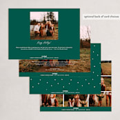 "Joy Frame" - Holiday Cards in Wreath by Lori Wemple - Back of Card Options