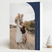 "Minimal & Modern" - Holiday Cards in Waves by Brandy Folse - Folded Card