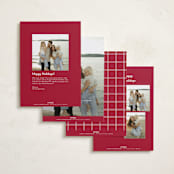 "Home Sweet Home" - Holiday Cards in Candy cane by Julie Murray - Back of Card