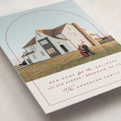 "Home Sweet Home" - Holiday Cards in Candy cane by Julie Murray - Detail