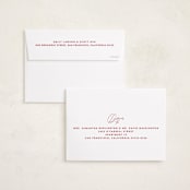 "Home Sweet Home" - Holiday Cards in Candy cane by Julie Murray - FREE Recipient Addressing