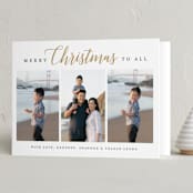 "To All" - Holiday Cards in Honey by Susan Asbill - Folded Card