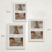 "Merry + Bright Duo" - Holiday Cards in Chocolate by seulghi - Formats Available
